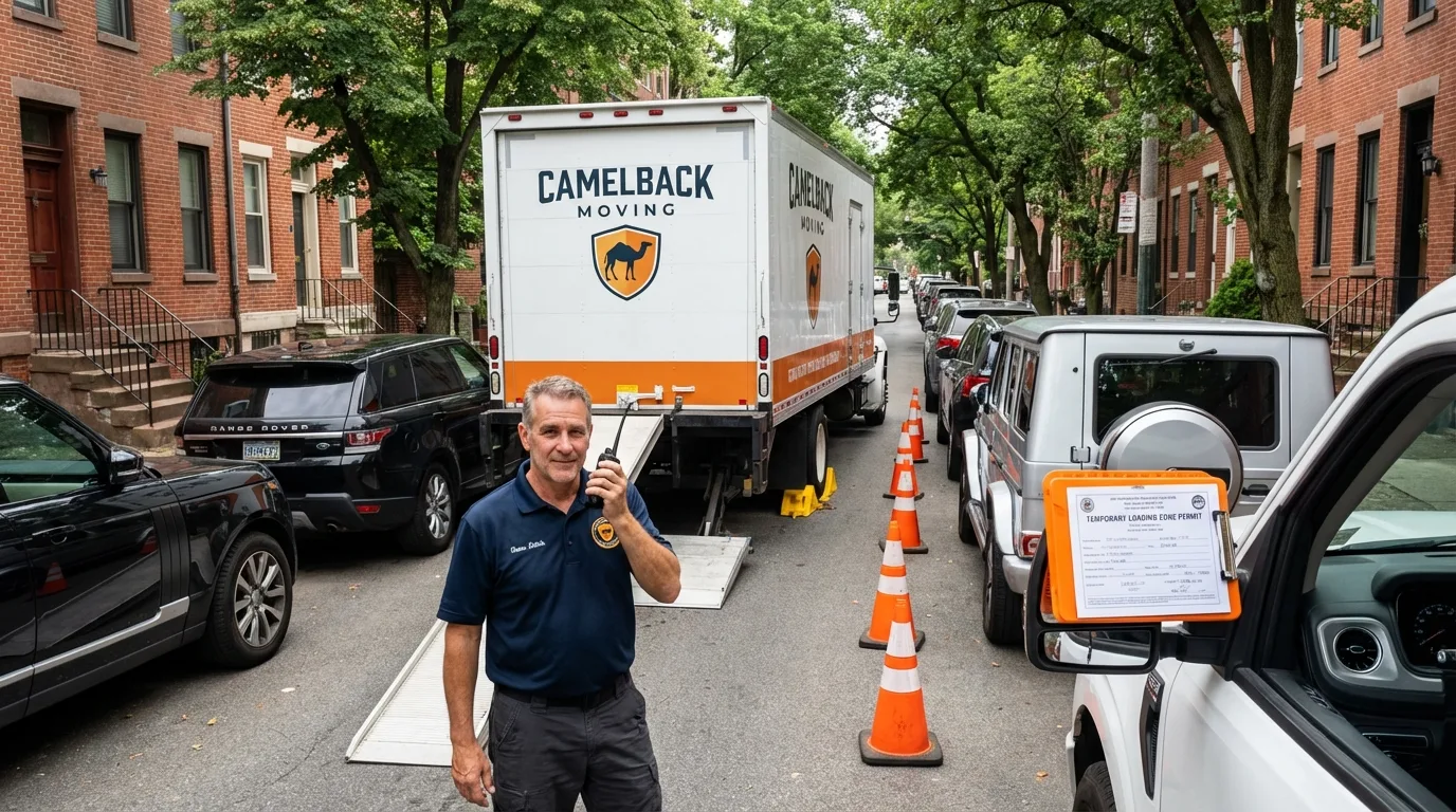 City street loading permit setup in Olean, NY