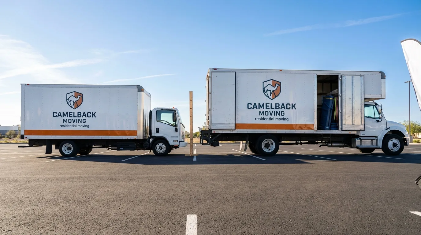 Moving truck size capacity guide in Olean